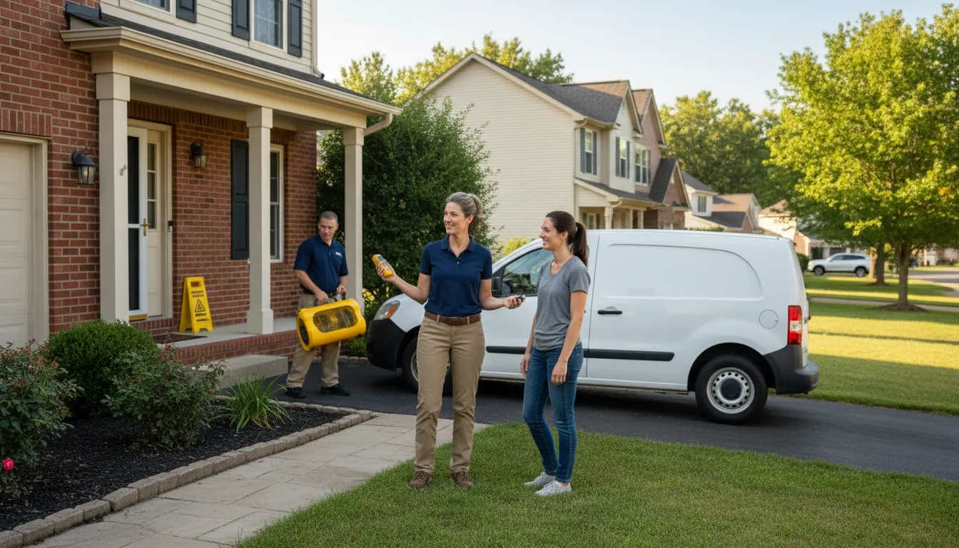 Water restoration image for Home Water Damage Repair in Jennings, LA